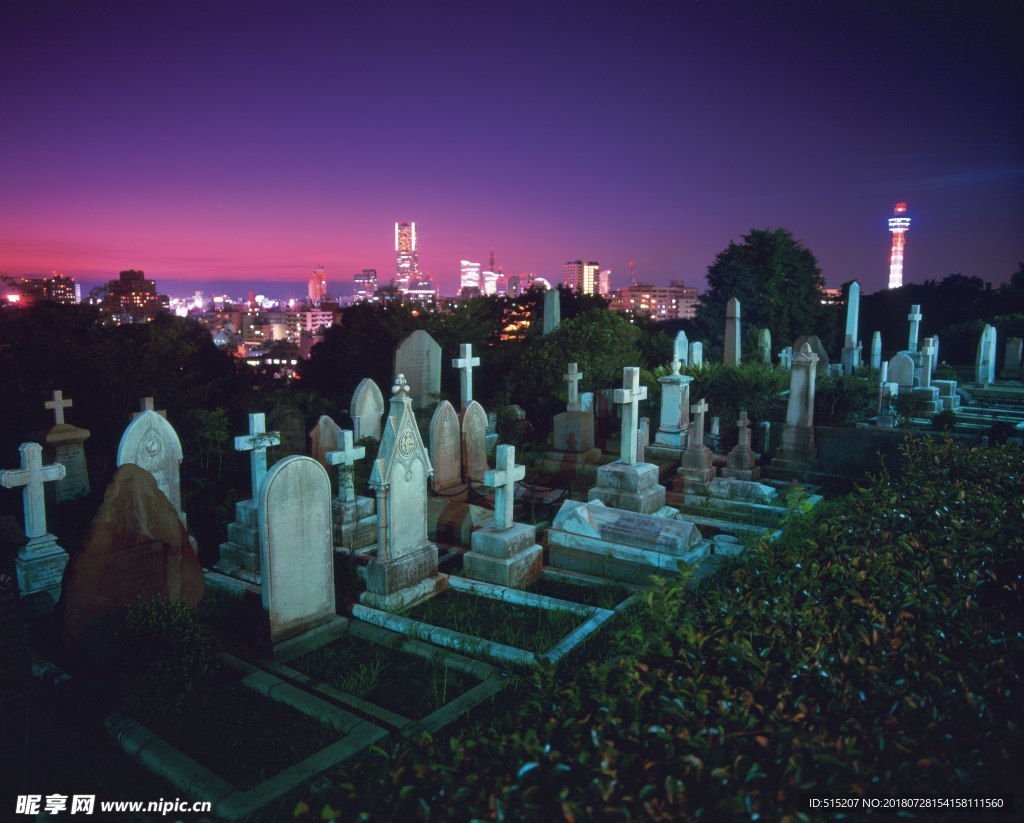 城市夜景 自然景观 建筑 风景