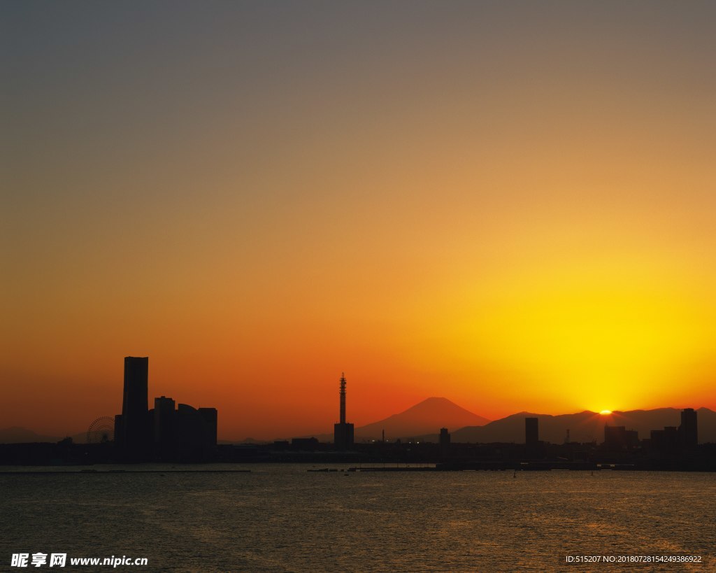 城市夜景 自然景观 建筑 风景