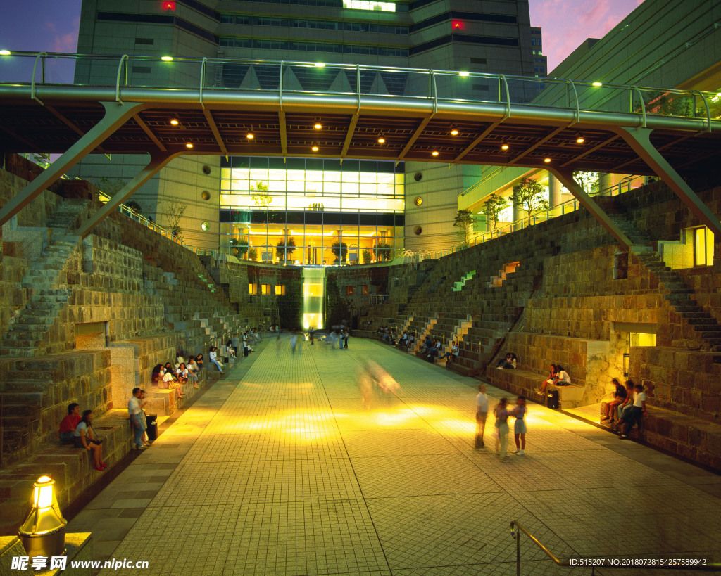 城市夜景 自然景观 建筑 风景