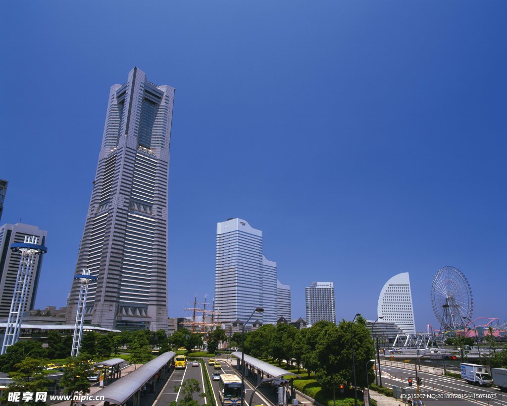 城市夜景 自然景观 建筑 风景