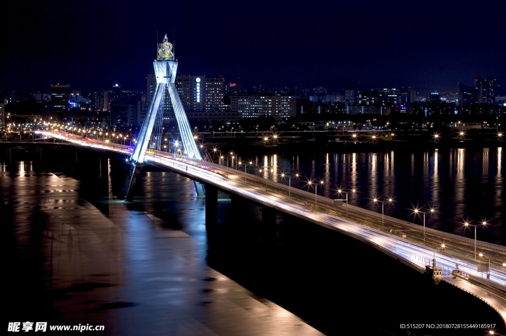 城市夜景 自然景观 建筑 风景