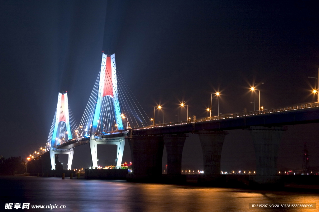 城市夜景 自然景观 建筑 风景