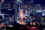 城市夜景 自然景观 建筑 风景