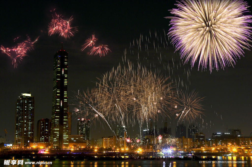 城市夜景 自然景观 建筑 风景