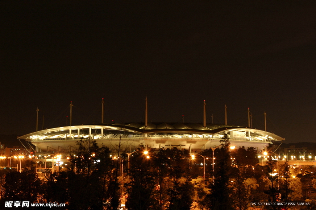 城市夜景 自然景观 建筑 风景