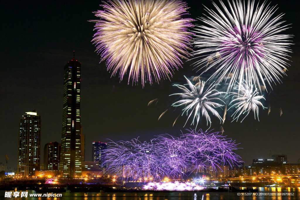 城市夜景 自然景观 建筑 风景