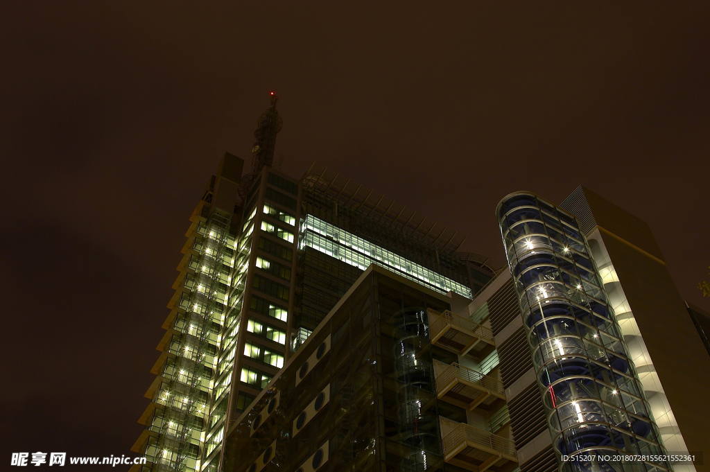 城市夜景 自然景观 建筑 风景
