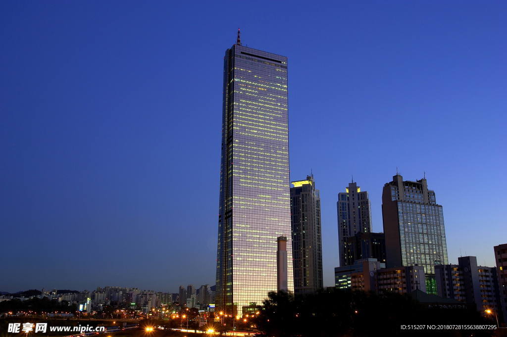 城市夜景 自然景观 建筑 风景