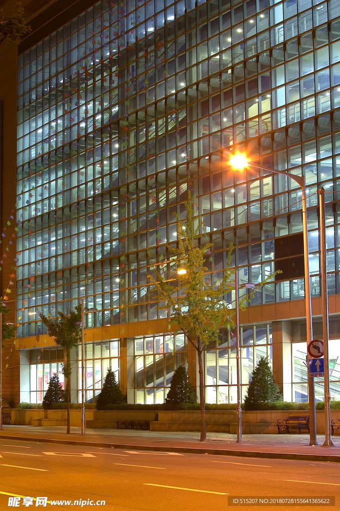 城市夜景 自然景观 建筑 风景