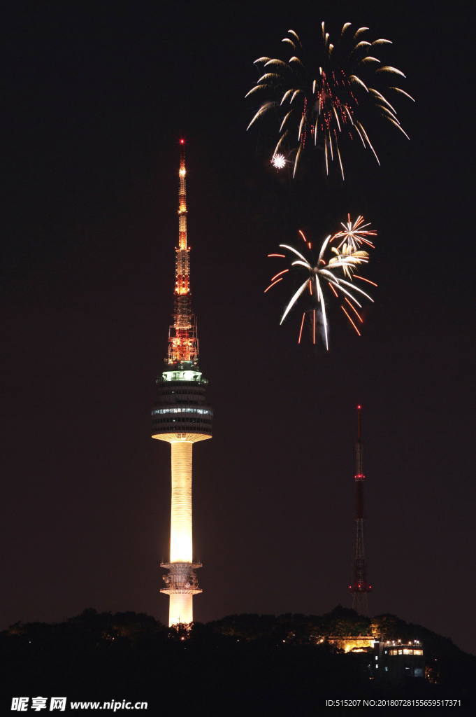 城市夜景 自然景观 建筑 风景