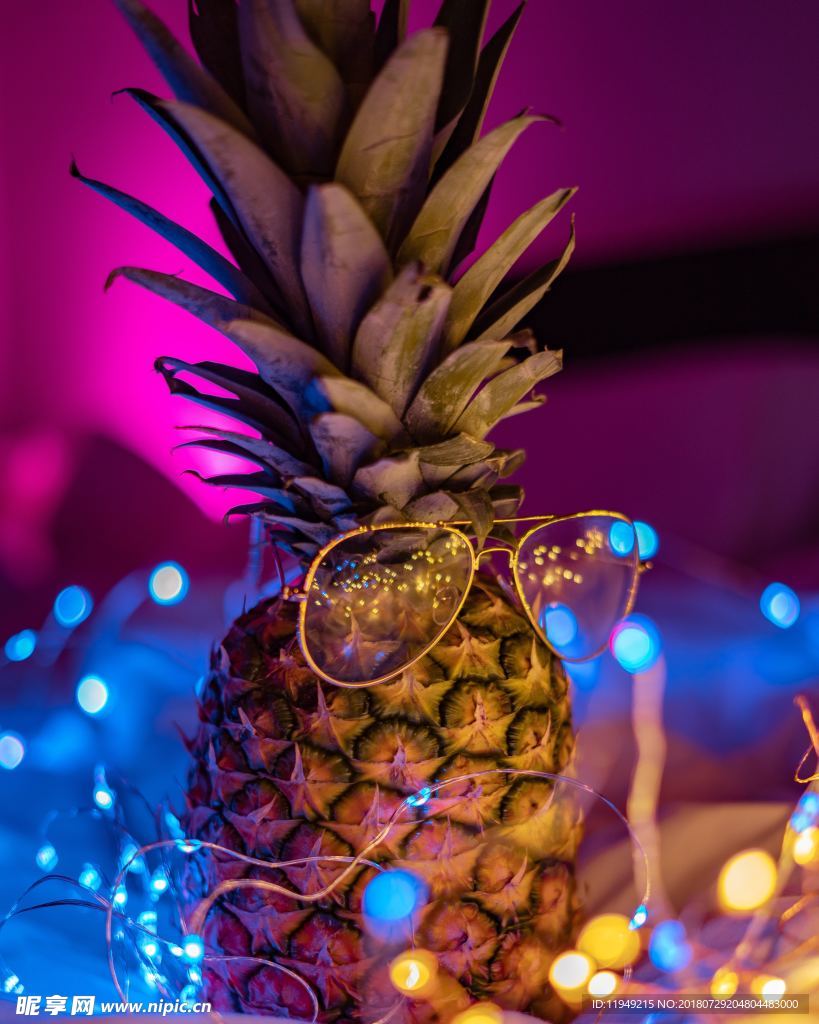 新鲜菠萝   高清水果摄影