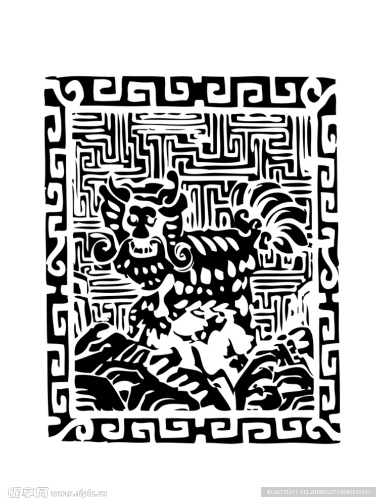 中国矢量花纹