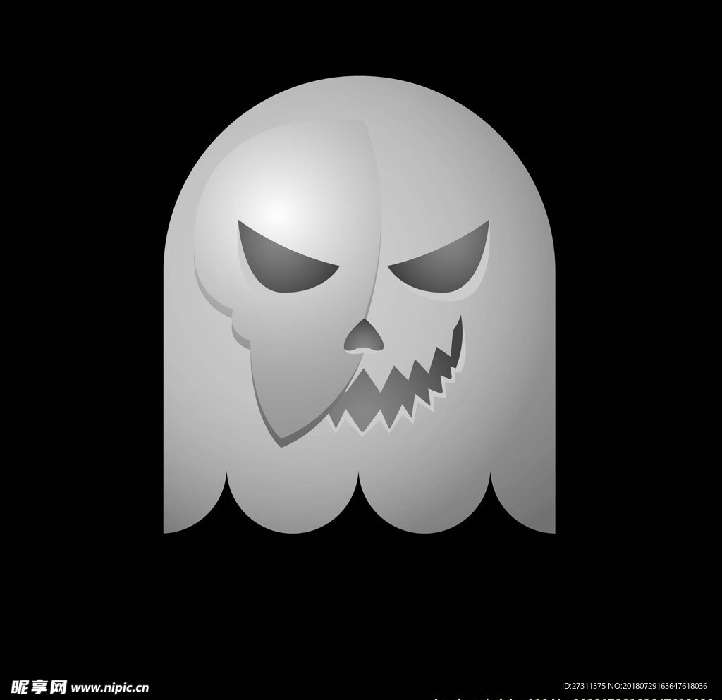 可爱鬼怪表情