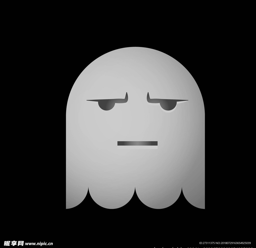 可爱鬼怪表情