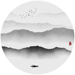 水墨意境山水画