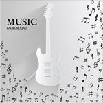 吉他音乐背景海报设计