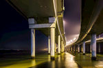 深圳湾公路大桥夜景