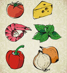 彩绘水果蔬菜