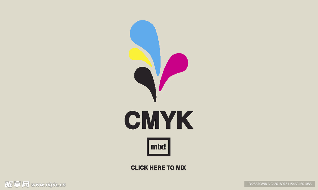 CMYK图标