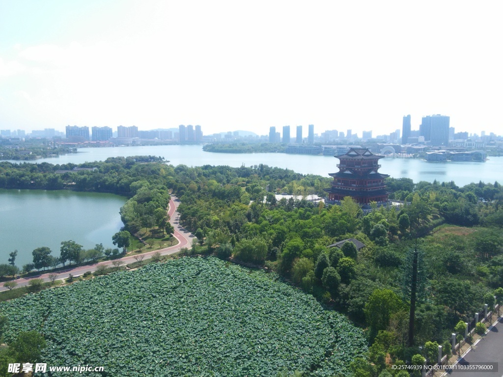 遗爱湖一景