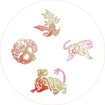 四神兽矢量图