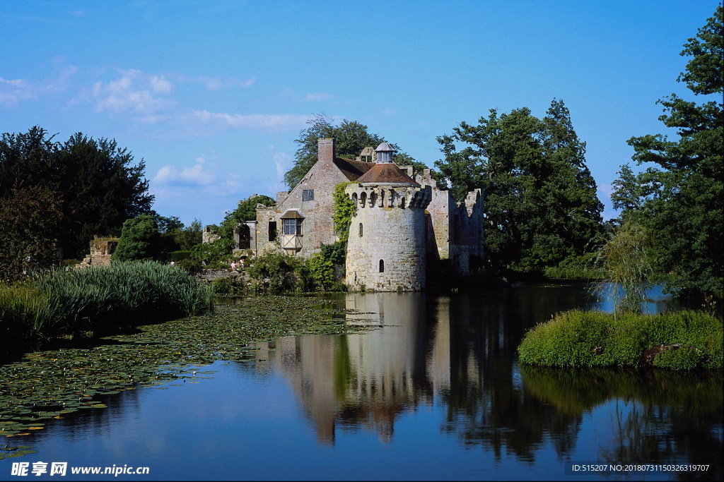 英国城堡 自然景观 环游世界