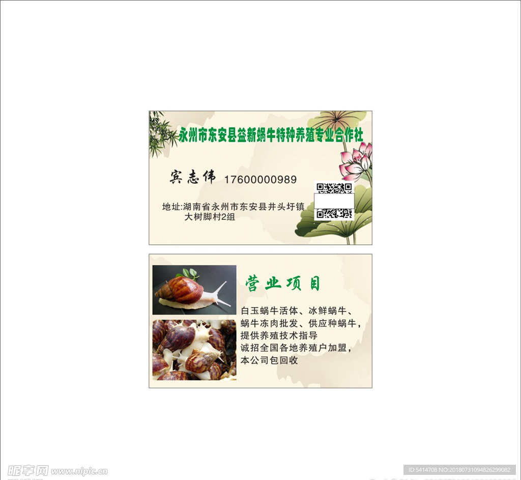 蜗牛名片