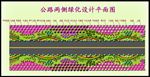 道路两侧绿化平面效果图
