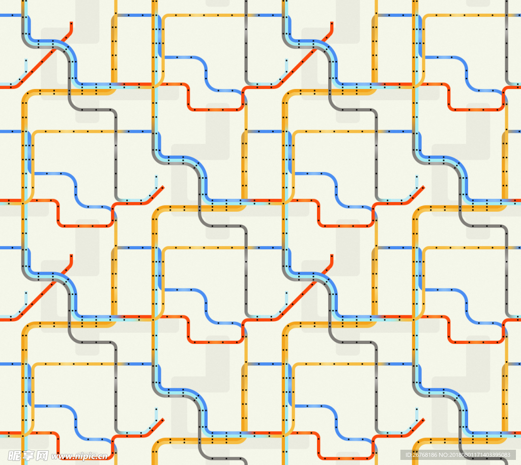 卡通地铁线路 材质 无缝贴图