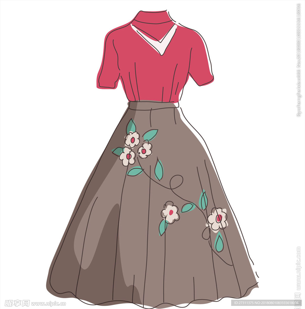 裙子衣服图片