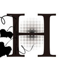 花纹字母图片
