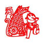 生肖剪纸