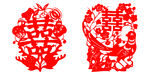婚庆剪纸