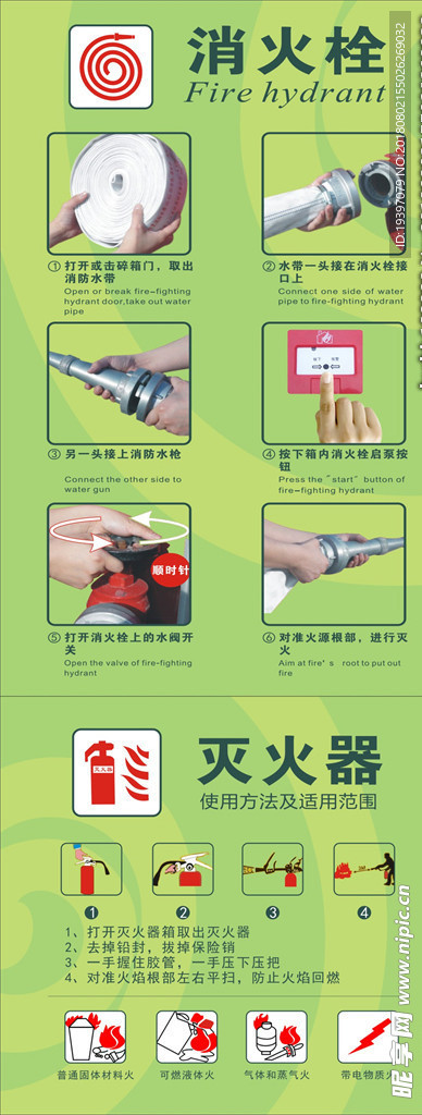消防栓灭火器使用方法
