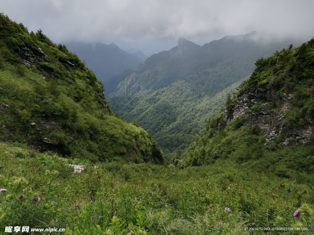 壮丽的大山风光