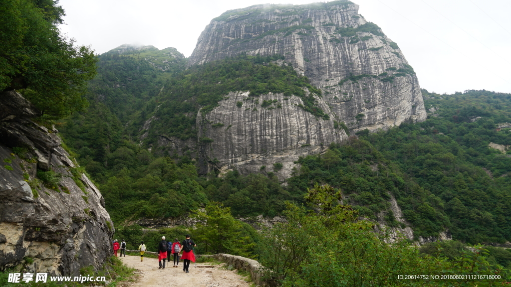 壮丽的高山风景