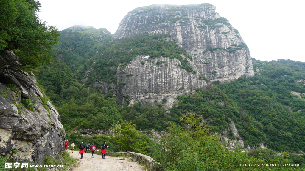 壮丽的高山风光
