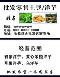 洋芋批发名片