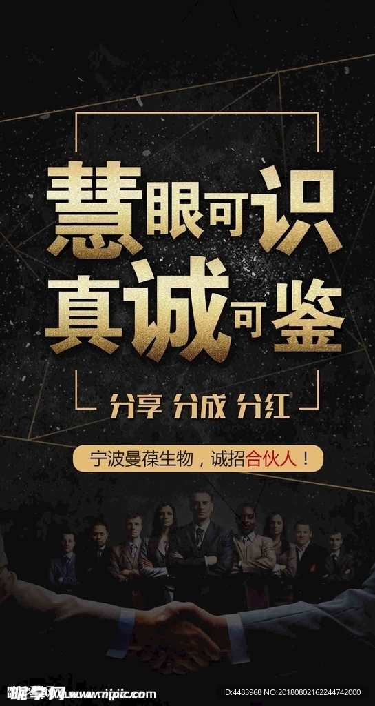 诚招合伙人