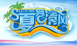 夏舞清风夏季商场吊旗设计psd