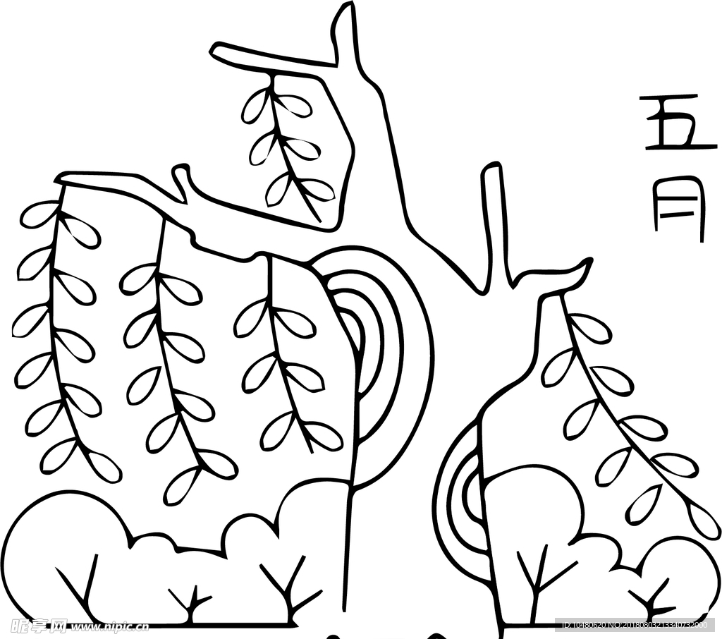 五月柳树