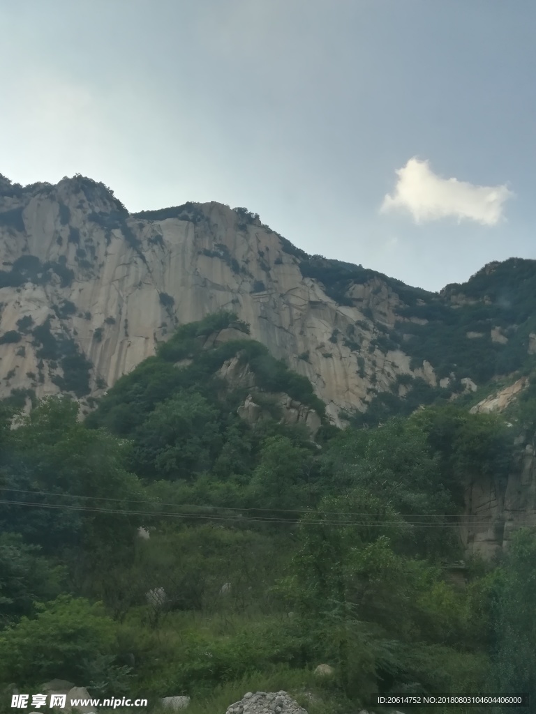 壮丽的高山风光