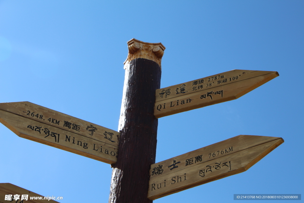 旅游路标