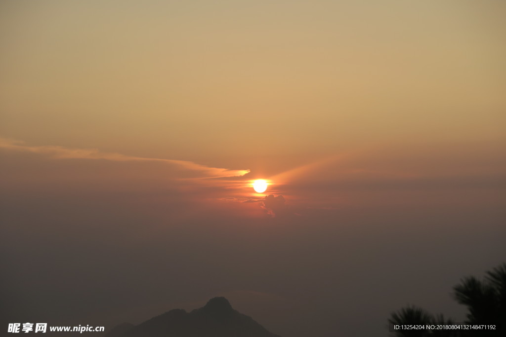 黄山日出