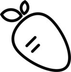 胡萝卜矢量图