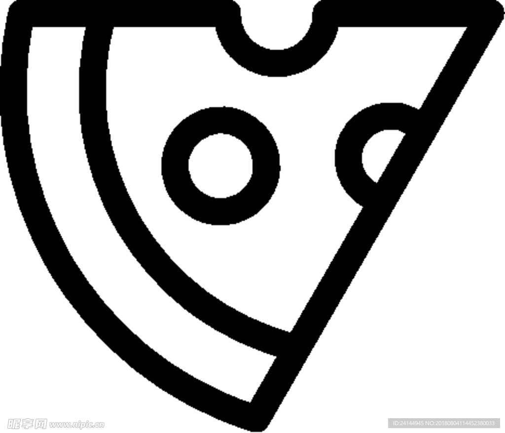 披萨简笔画