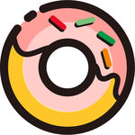 甜甜圈矢量图