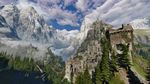 高山 山峰 雪山 森林  树林