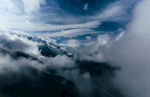 高山 山峰 雪山 森林  树林