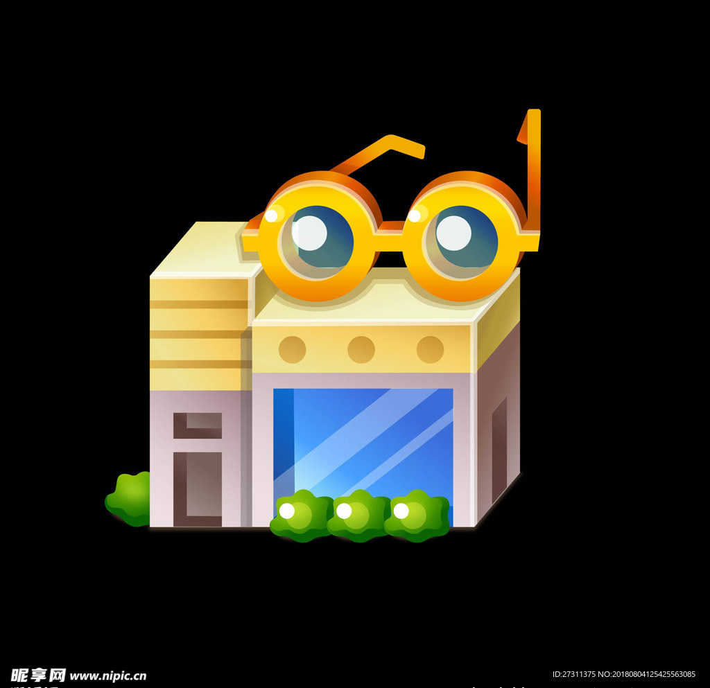 卡通建筑图片